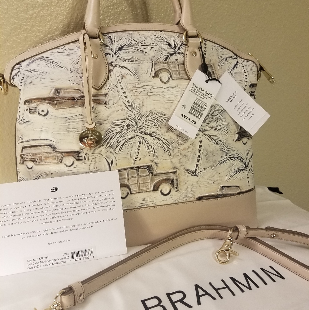 BRAHMIN LARGE DUXBURY BAG COPA CABANA "NEW"